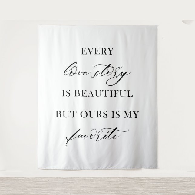 Tapete De Parede Elegant Boho Floral Wedding Tapestry Backdrop  (Frente)