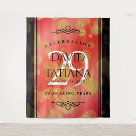 Tapete De Parede Elegante 29º Aniversário de Casamento de Granada