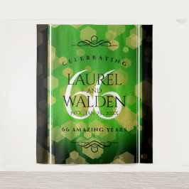 Tapete De Parede Elegante 66º Aniversário de Casamento com Titanite