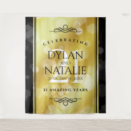 Tapete De Parede Elegante Celebração de Aniversário de Casamento de