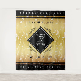 Tapete De Parede Elegante Celebração de Aniversário de Casamento de