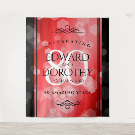 Tapete De Parede Elegante Celebração de Aniversário de Casamento de