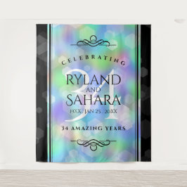 Tapete De Parede Elegante Celebração de Aniversário de Casamento de