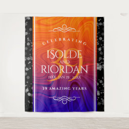 Tapete De Parede Elegante Celebração do 39º Aniversário de Casament