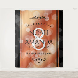 Tapete De Parede Elegante Celebração do 8º Aniversário de Casamento