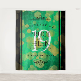 Tapete De Parede Elegante Celebração do Aniversário de Casamento de