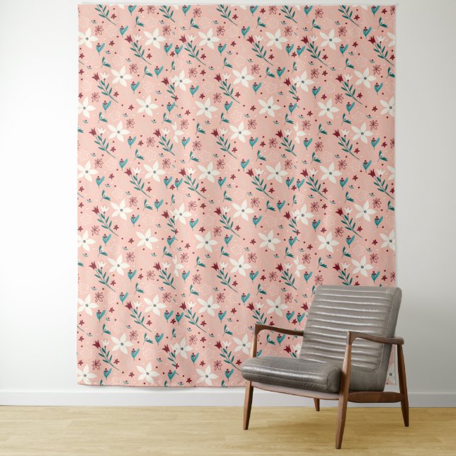 Tapete De Parede Elegante cor-de-rosa (In Situ)