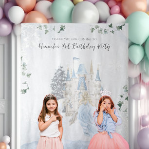 Tapete De Parede Elegante Fairy Tale Princesa de inverno Aniversá