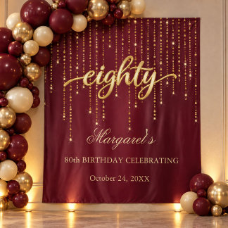 Tapete De Parede Elegante Fundo de Cena Burgundy e Dourado para 80º
