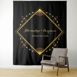 Tapete De Parede Elegante Fundo de Diamante Dourado para Fotografia
