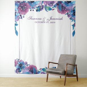 Tapete De Parede Elegante Fundo para Fotografia de Casamento com Fl