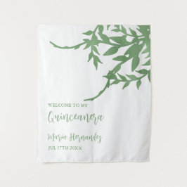 Tapete De Parede Elegante Greenery Quinceañera