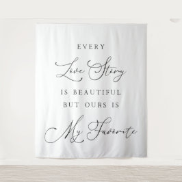 Tapete De Parede Elegante Minimalista “Toda História de Amor é Boni