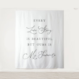 Tapete De Parede Elegante Minimalista “Toda História de Amor é Boni