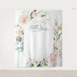 Tapete De Parede Elegante pano de fundo em aquarela floral para chá