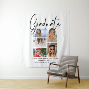 Tapete De Parede Elegante Roteiro Multi Foto Graduação Graduado