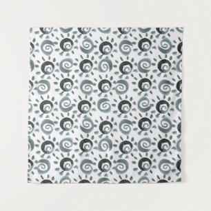 Tapete De Parede Elementos decorativos de aquarelas, versáteis sem 