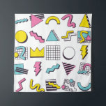 Tapete De Parede Elementos para Design Pop Memphis de 90<br><div class="desc">Elementos para Design Pop Memphis de 90</div>