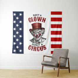 Tapete De Parede Eleve um palhaço, espere um circo engraçado anti-c