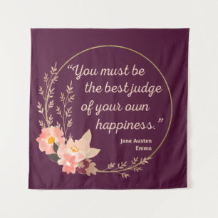 Tapete De Parede Emma Por Jane Austen Citação I - Estilo Bonito