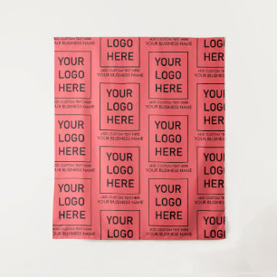 Tapete De Parede Empresa de Logotipo e Texto Comercial Profissional