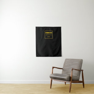 Tapete De Parede Empresa Personalizada Preta Moderna Personalizada