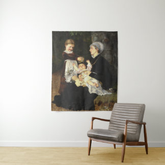 Tapete De Parede En Ammes Besøg - Bertha Wegmann Fine Art