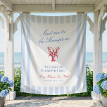 Tapete De Parede Encontre-me na Bachelorette Hamptons<br><div class="desc">A suíte de solteiros "Meet Me in the Hamptons" é uma coleção inspirada na costa e inspirada no ar, que captura o encanto sem esforço de uma celebração oceânica. Apresentando riscas azuis de pré-disquete, tipografia elegante de script e uma ilustração de lagosta vermelha ousada, esta suíte define o tom para...</div>
