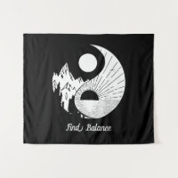 Encontre o saldo Zen Yin Yang Black White