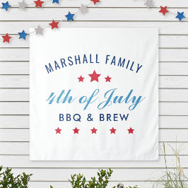 Tapete De Parede Encontro de Família Personalizado de Churrasco e C