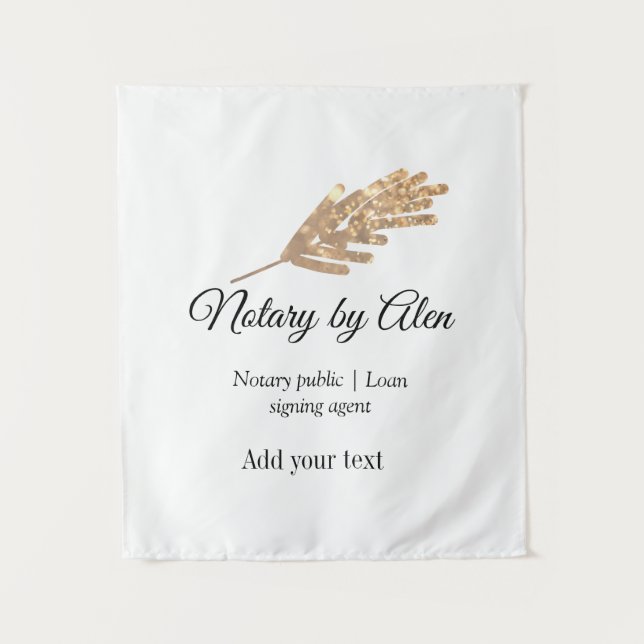 Tapete De Parede Endereço de adição do agente de assinatura de empr (Frente)