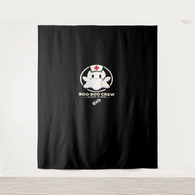 Tapete De Parede Enfermeira Fantasma da Tripulação Boo - Halloween  (Frente)