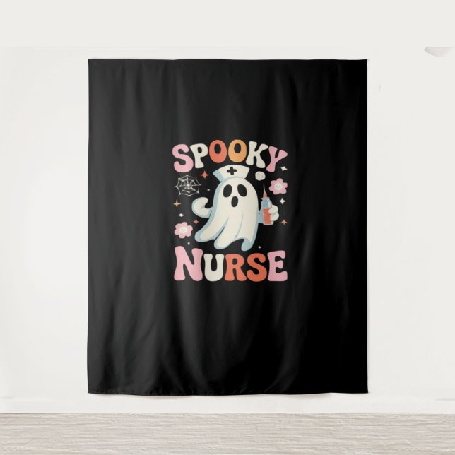 Tapete De Parede Enfermeiro Clássico de Spooky T-Shirt_1 (Frente)