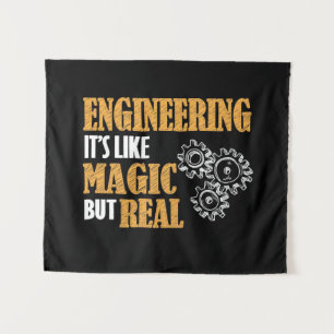 Tapete De Parede Engenharia - É como Magia, mas muito engraçada
