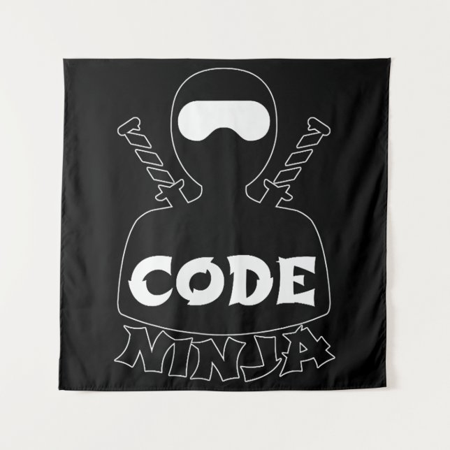 Tapete De Parede Engenheiro de Codificação de Computadores Ninja -  (Frente)
