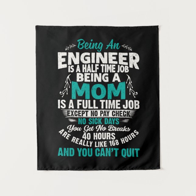 Tapete De Parede Engineer Art Being An Engineer Mom (Frente)
