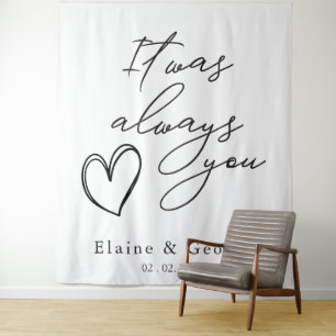 Tapete De Parede Era Sempre Você Casando Foto Prop Backdrop