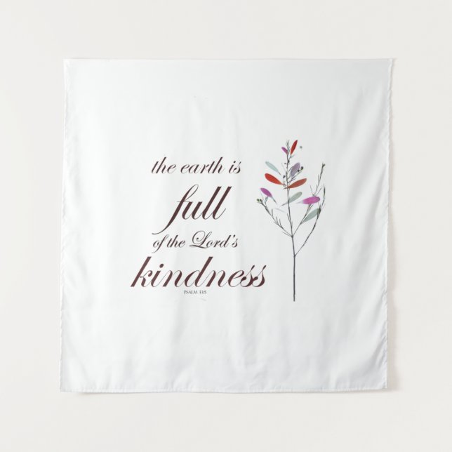 Tapete De Parede Escritura, Salmo 33, bondade, (Frente (Horizontal))