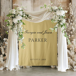 Tapete De Parede Espanto de casamento elegante de Ochre