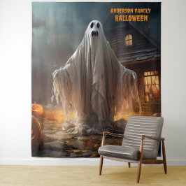 Tapete De Parede Espírito Assustador de Halloween Pendurado