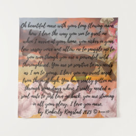 Tapete De Parede espírito do poema do amor do cavalo por mim KK