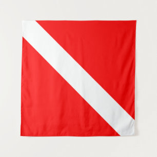 Tapete De Parede Esportes de mergulho, American Diver Down Flag SCU