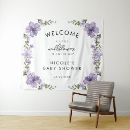 Tapete De Parede Está a Caminho Pequena Flor Silvestre Chá de Bebê 