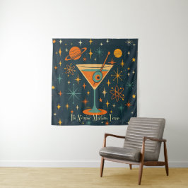 Tapete De Parede Está na Hora do Martini Atômico Estrelas Cósmicas