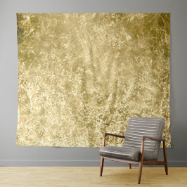 Tapete De Parede Estalido Dourado