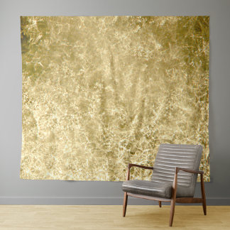 Tapete De Parede Estalido Dourado