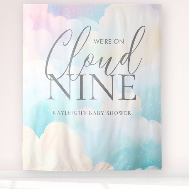 Tapete De Parede Estamos no Plano de Fundo do Chá de fraldas Cloud  (Criador carregado)