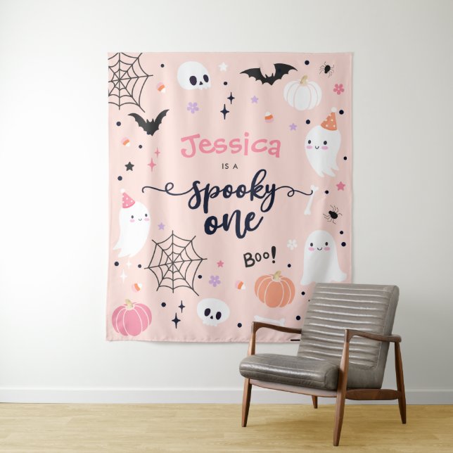 Tapete De Parede Estandard de Aniversário de 1 Ano Fantasma de Hall (In Situ)