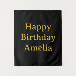 Tapete De Parede Estandarte de Aniversário Personalizado Bandeira d