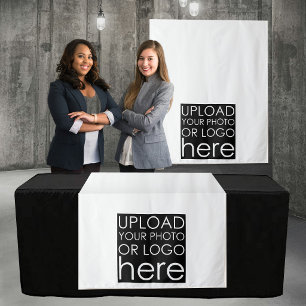 Tapete De Parede Estandarte de mesa de loja pop-up Marca de negócio
